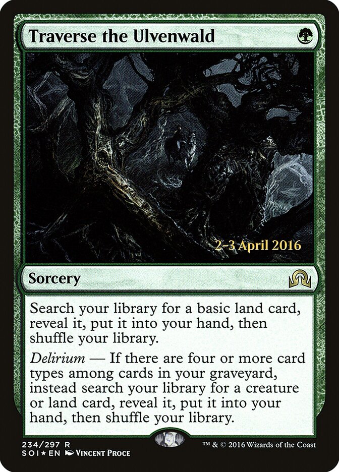 Traverse the Ulvenwald card front