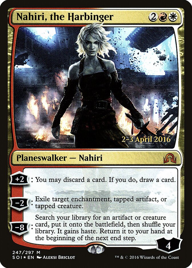 Nahiri, the Harbinger card front