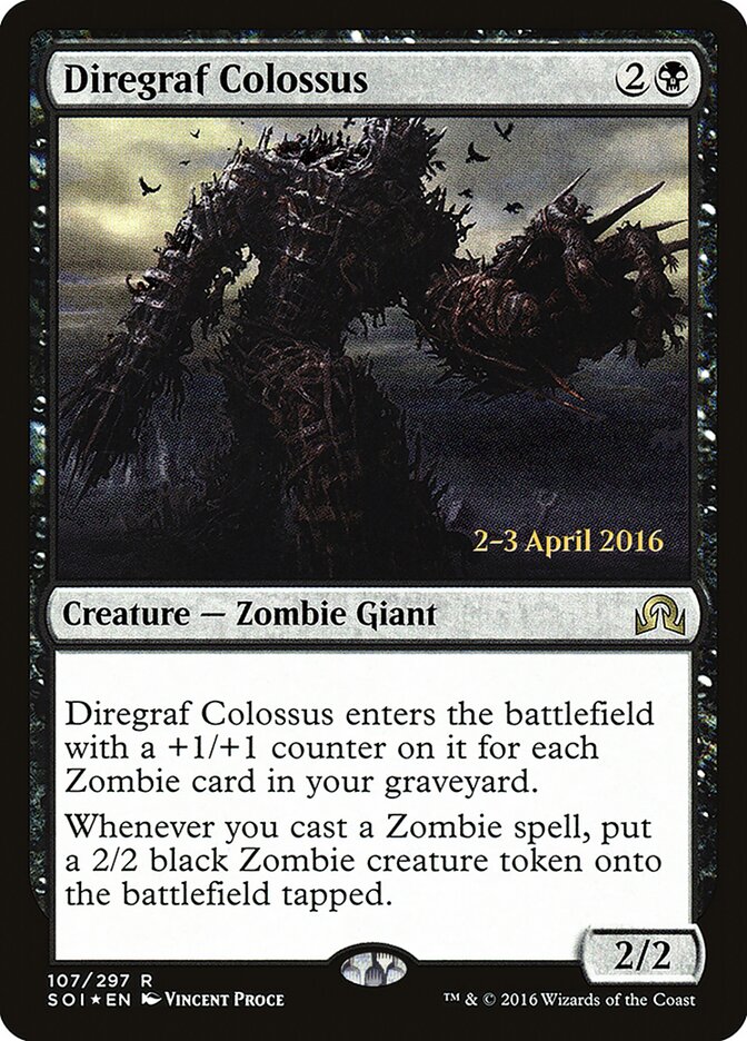 Diregraf Colossus card front