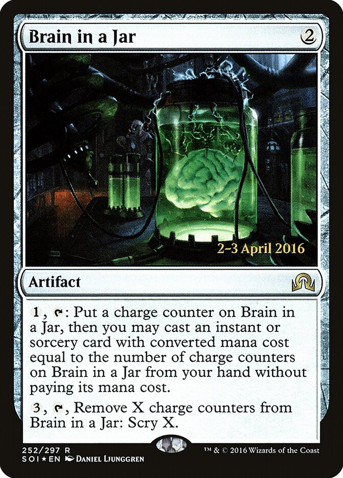 Brain in a Jar card front