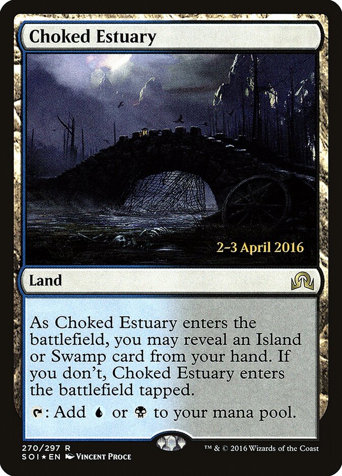 Choked Estuary card front