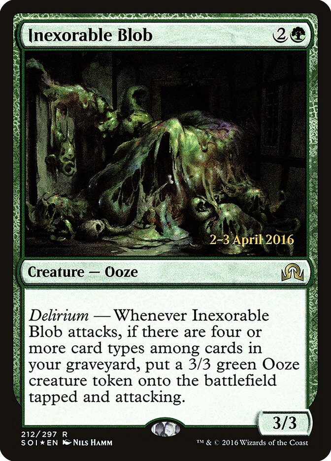 Inexorable Blob card front