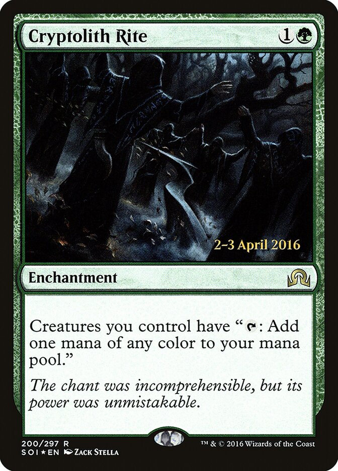 Cryptolith Rite card front