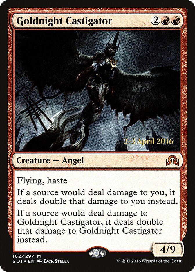Goldnight Castigator card front