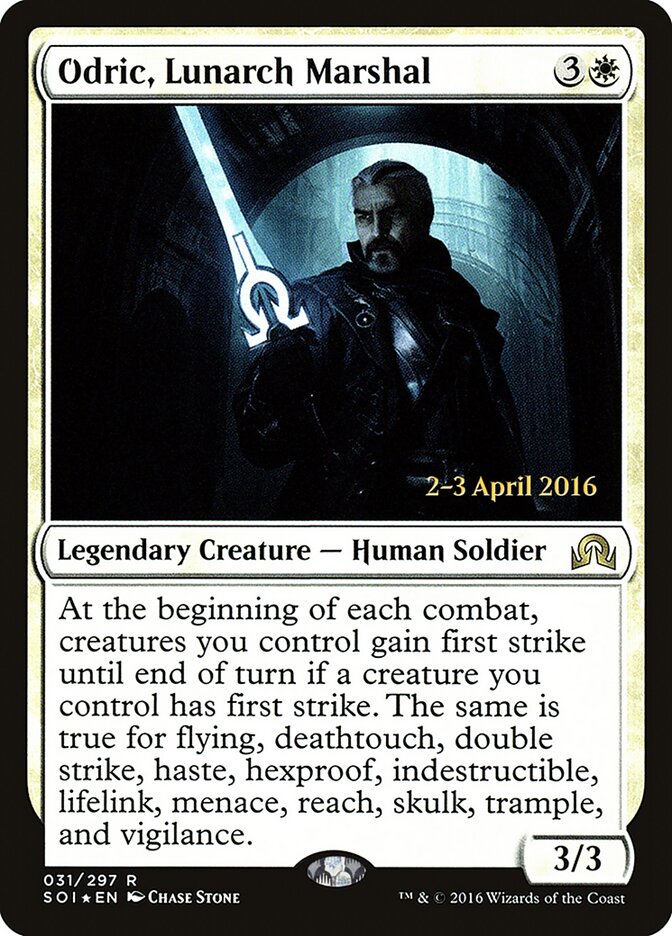 Odric, Lunarch Marshal card front