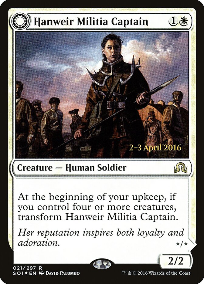 Hanweir Militia Captain card front
