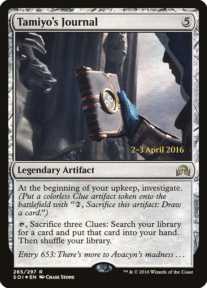 Tamiyo's Journal card front