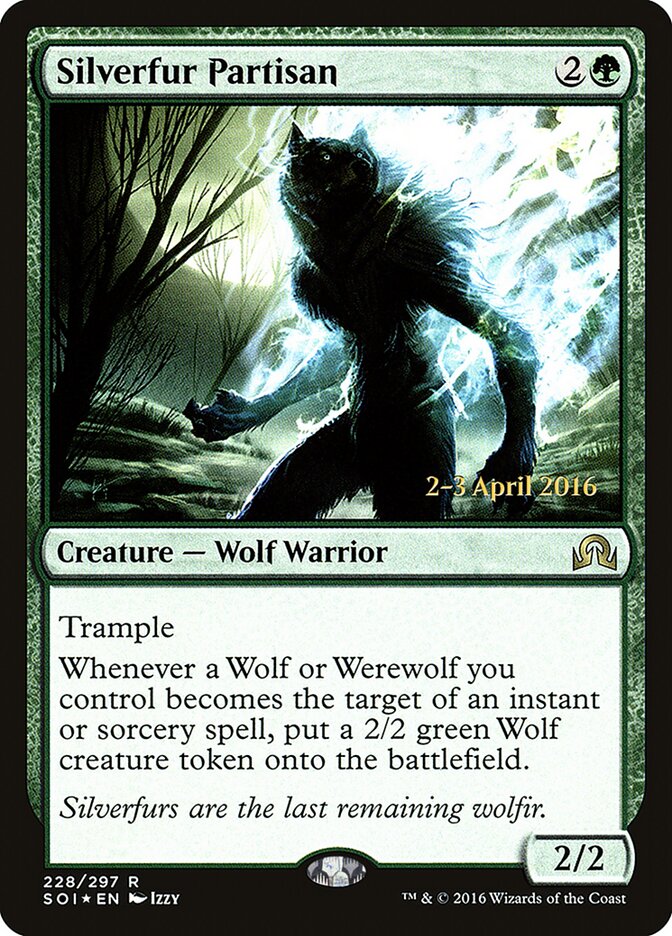 Silverfur Partisan card front