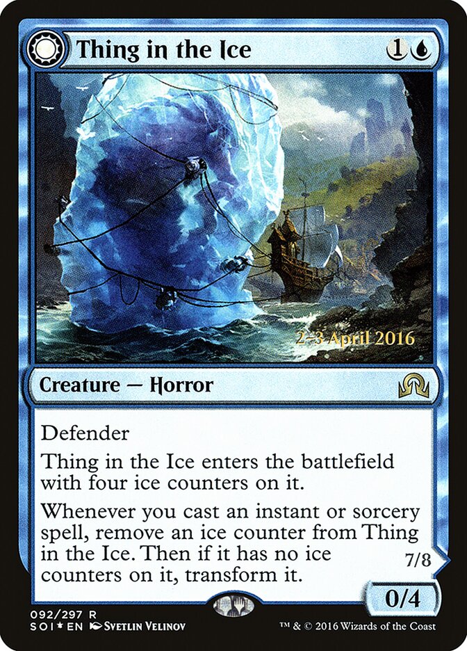 Thing in the Ice card front