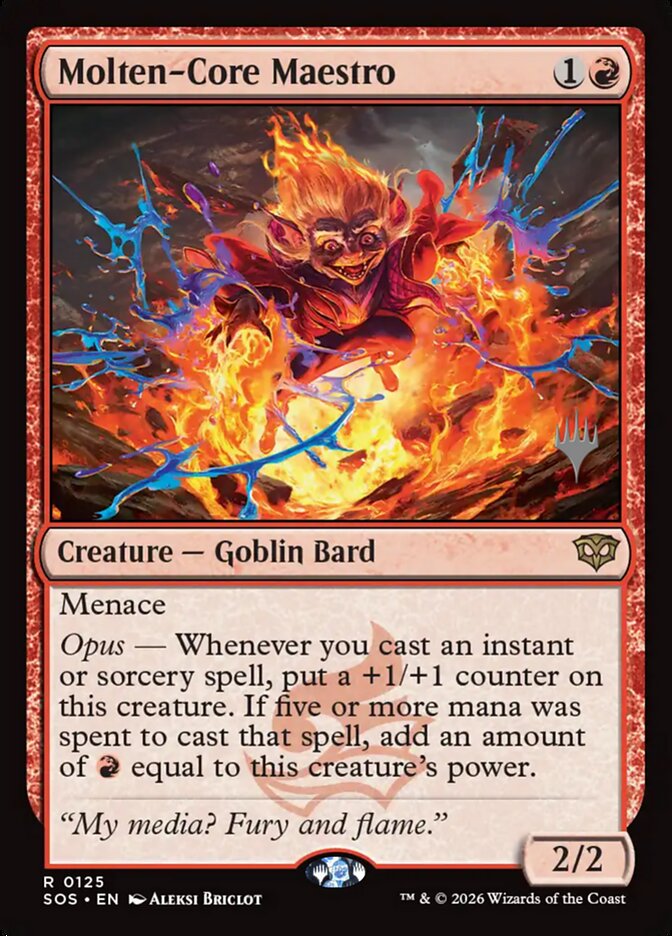 Molten-Core Maestro card front