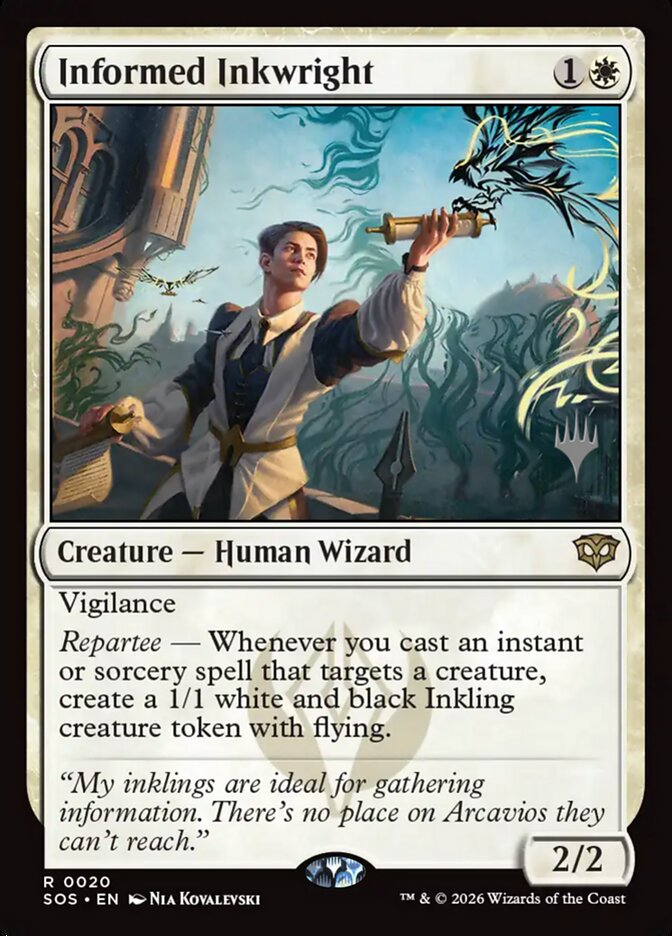 Informed Inkwright card front