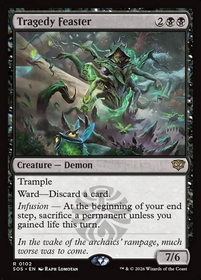 Tragedy Feaster card front