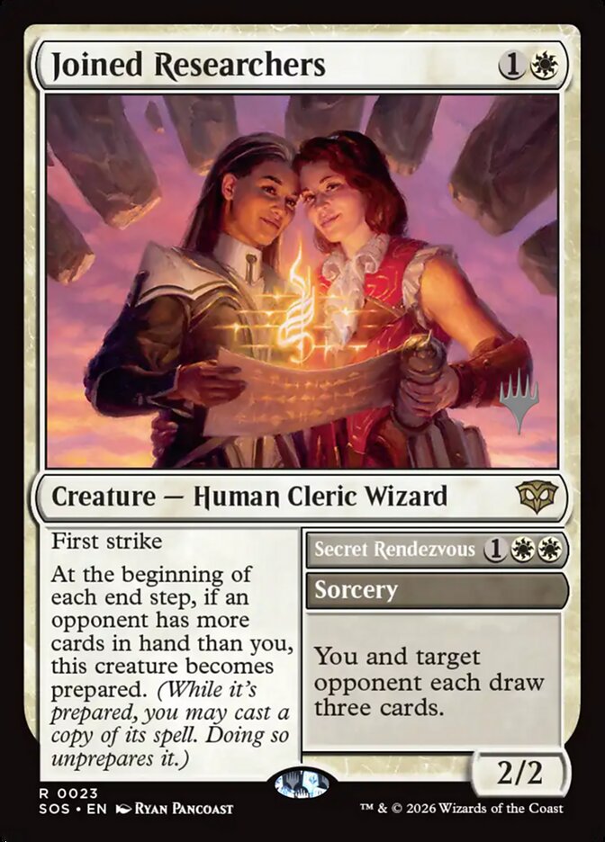 Joined Researchers card front