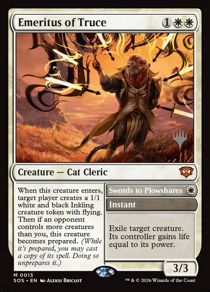 Emeritus of Truce card front