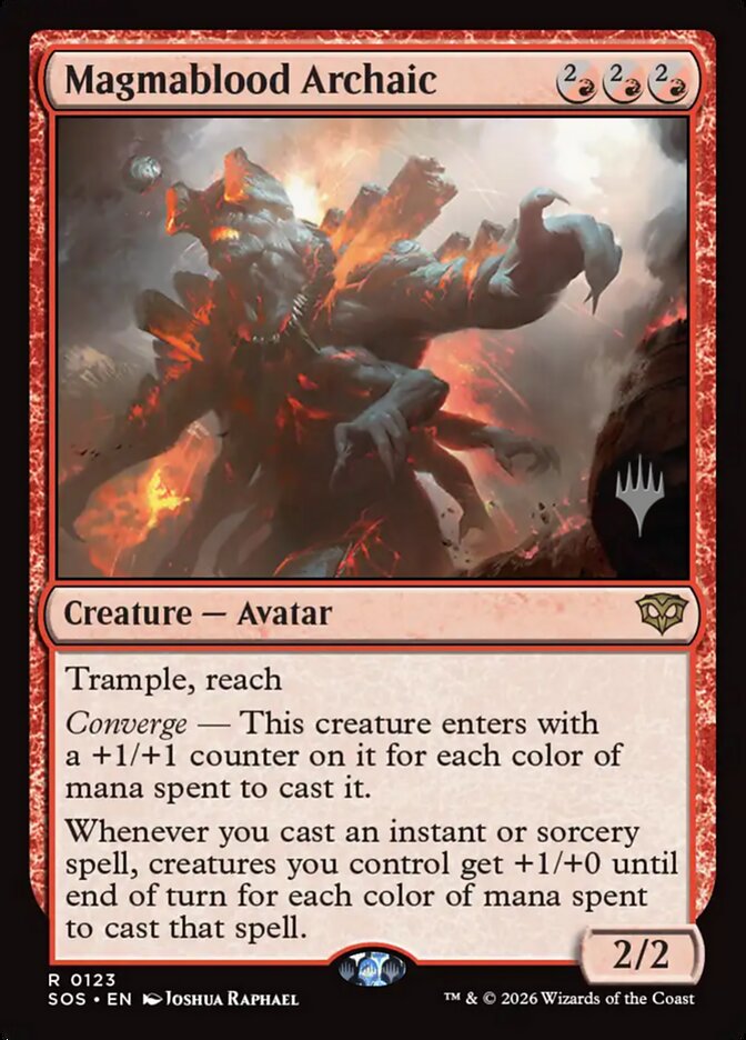 Magmablood Archaic card front
