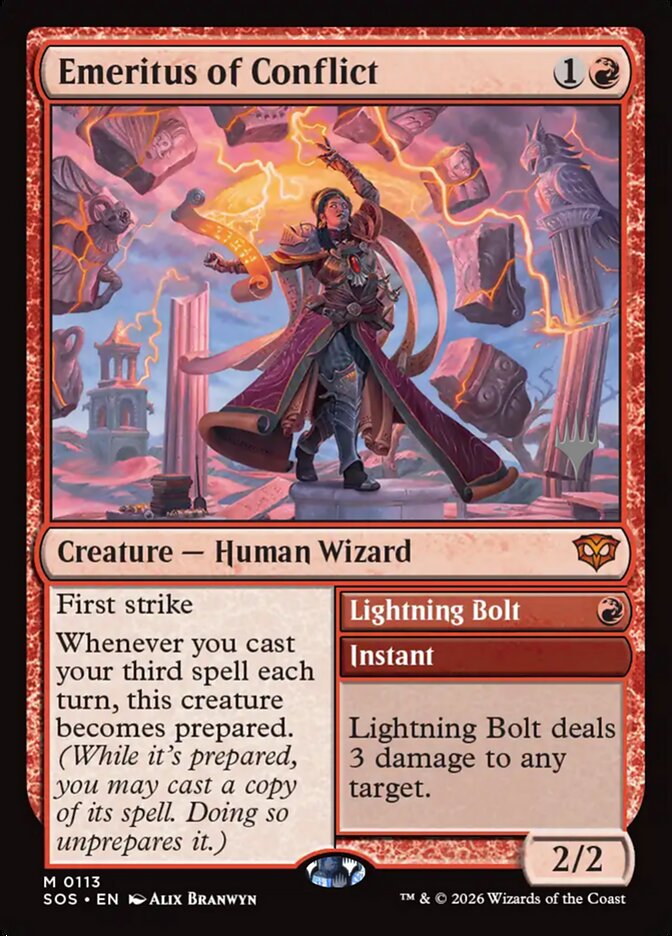 Emeritus of Conflict card front