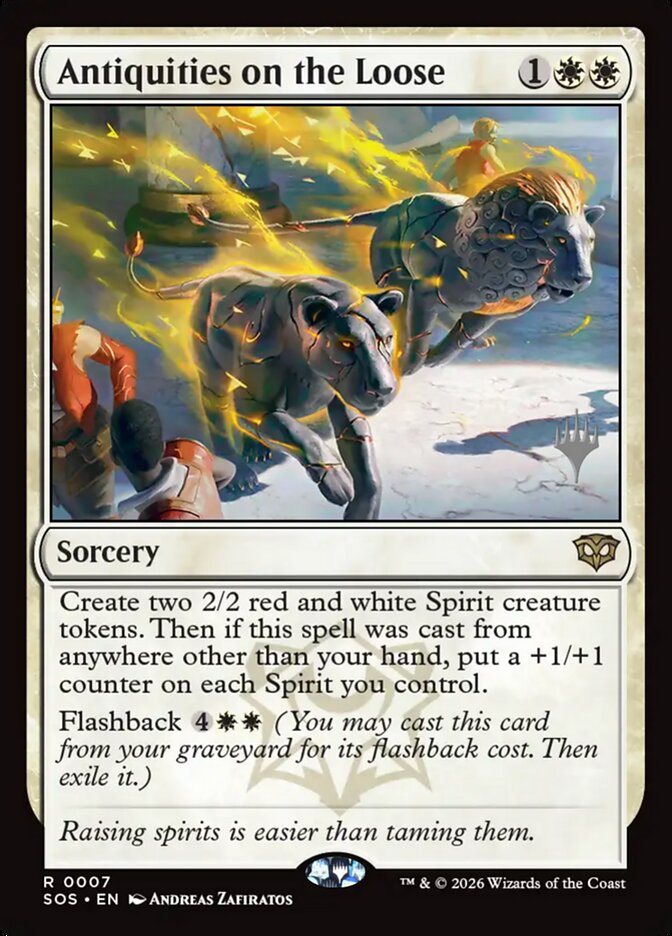 Antiquities on the Loose card front
