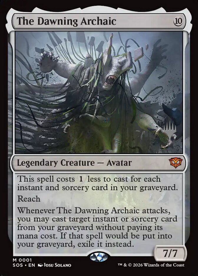 The Dawning Archaic card front