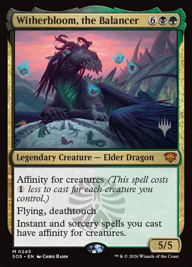 Witherbloom, the Balancer card front