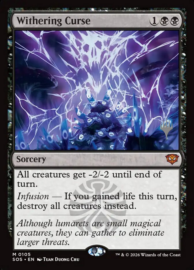 Withering Curse card front