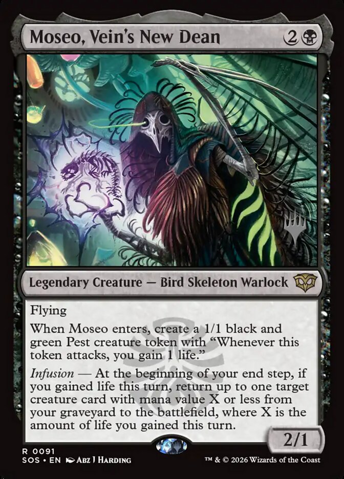 Moseo, Vein's New Dean card front