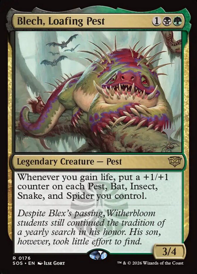 Blech, Loafing Pest card front
