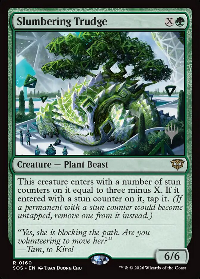 Slumbering Trudge card front