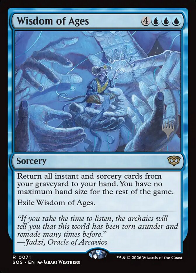 Wisdom of Ages card front