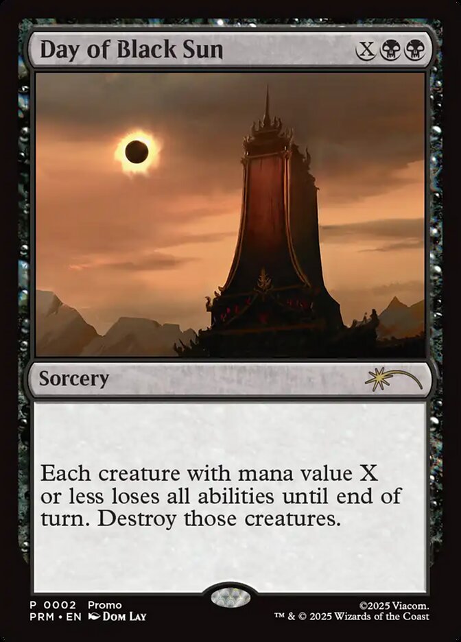 Day of Black Sun card front