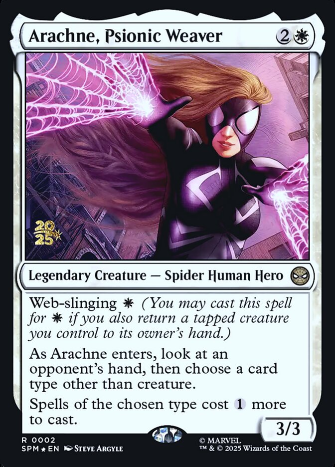 Arachne, Psionic Weaver card front
