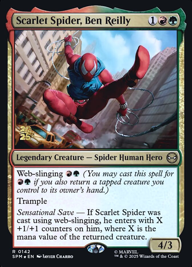 Scarlet Spider, Ben Reilly card front