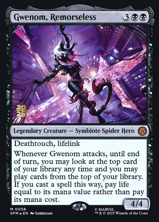 Gwenom, Remorseless card front
