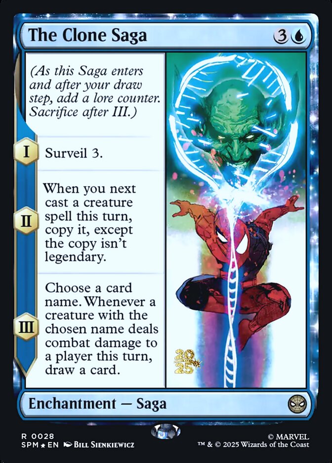 The Clone Saga card front