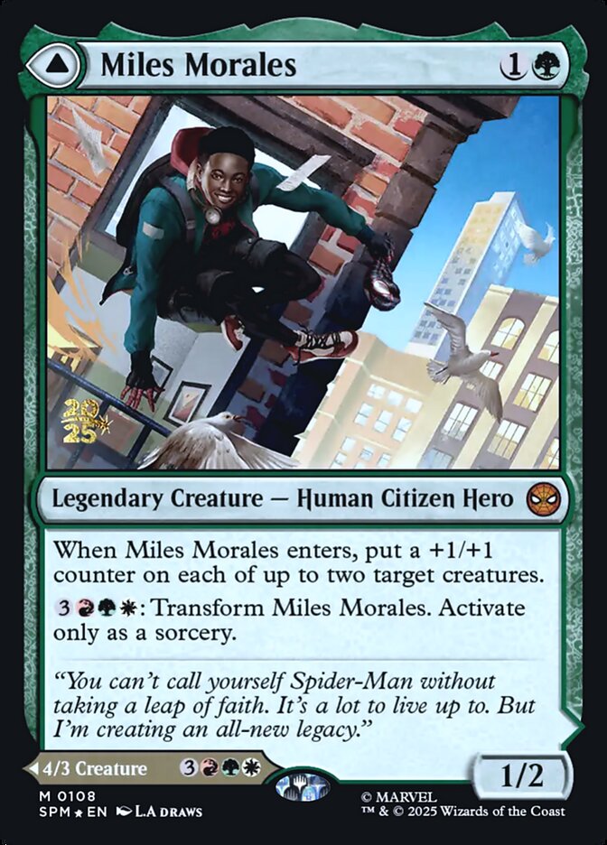 Miles Morales card front