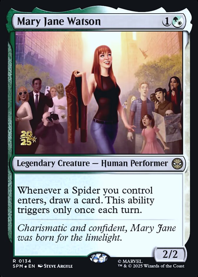 Mary Jane Watson card front