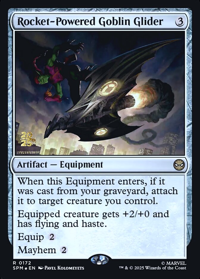 Rocket-Powered Goblin Glider card front