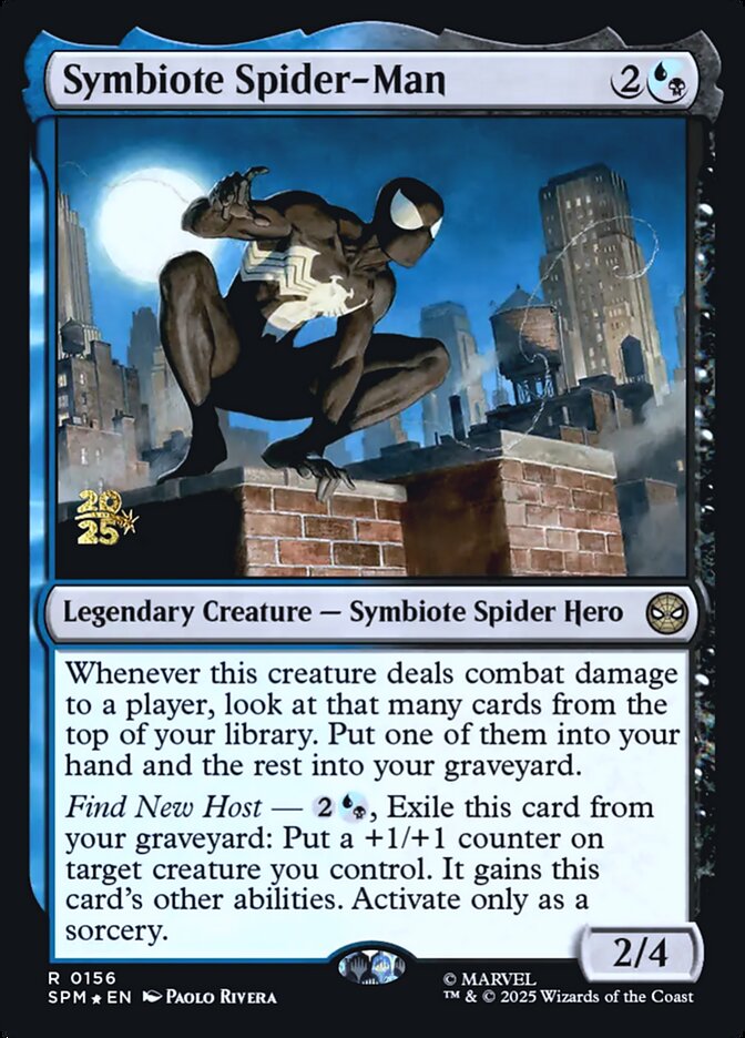 Symbiote Spider-Man card front