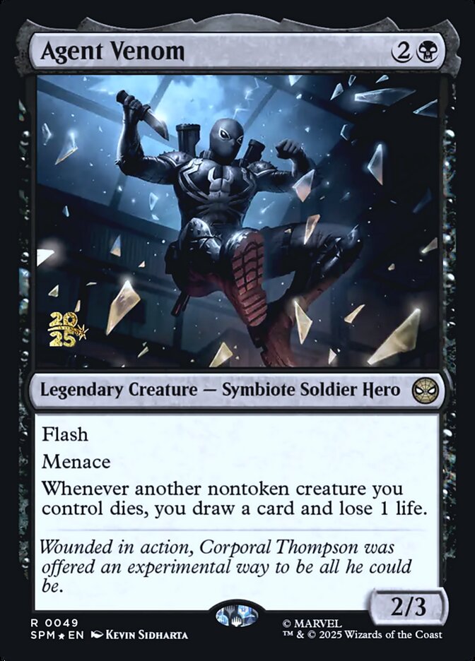 Agent Venom card front