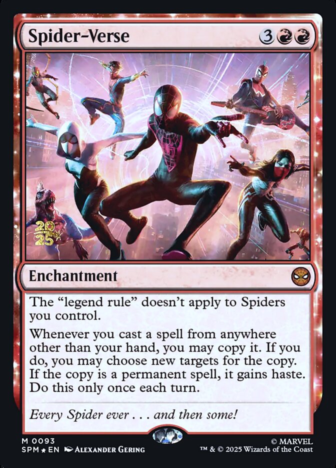 Spider-Verse card front