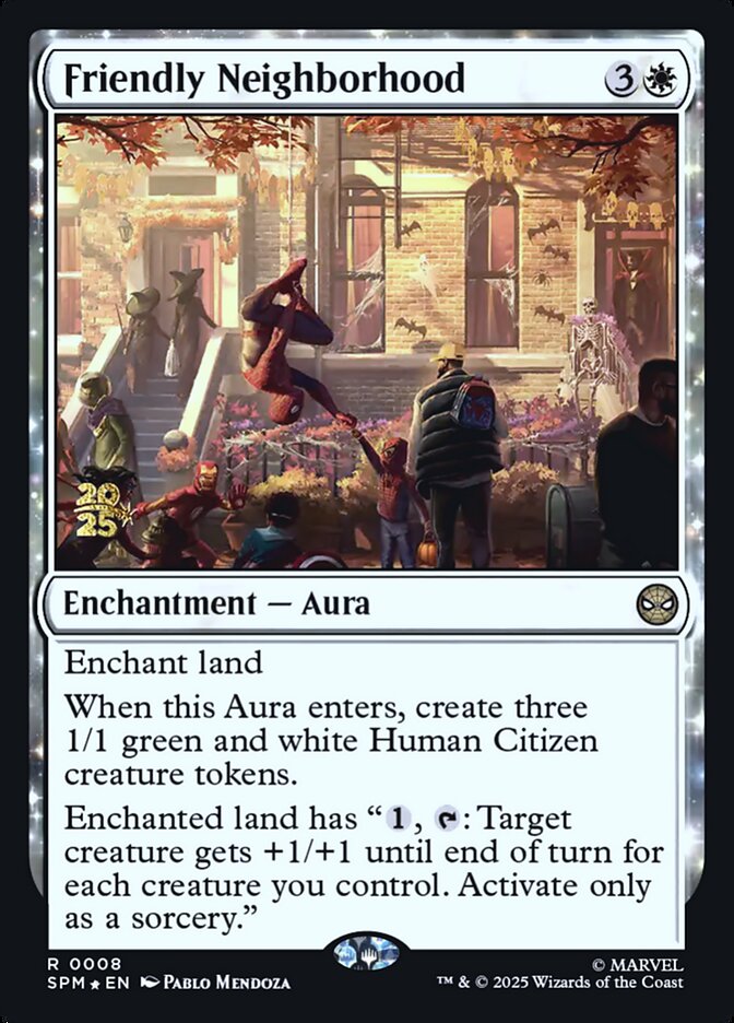 Friendly Neighborhood card front