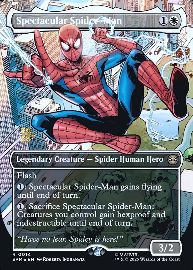 Spectacular Spider-Man card front