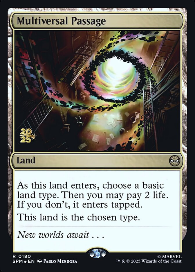 Multiversal Passage card front