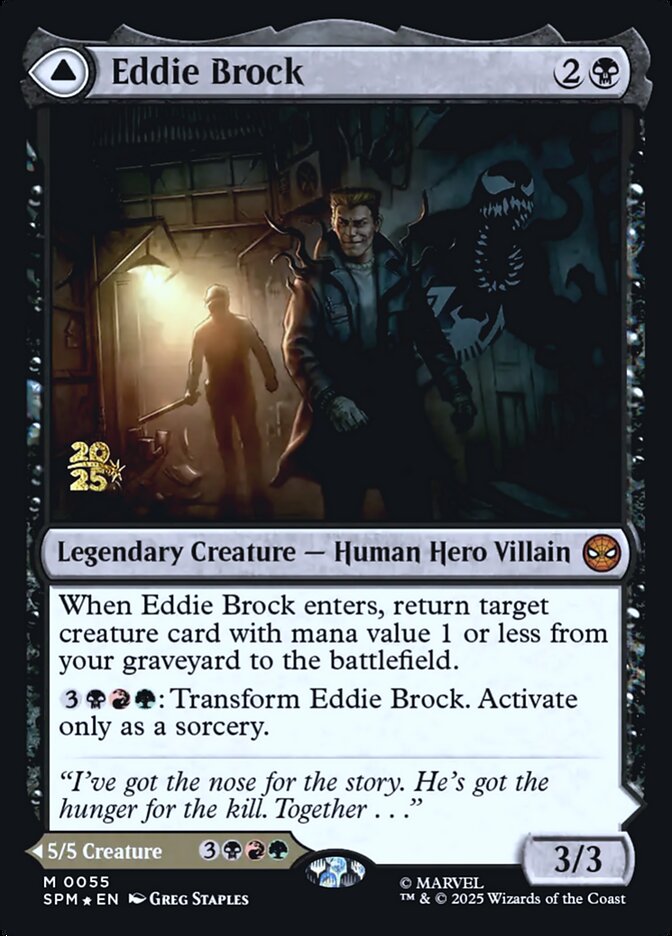Eddie Brock card front