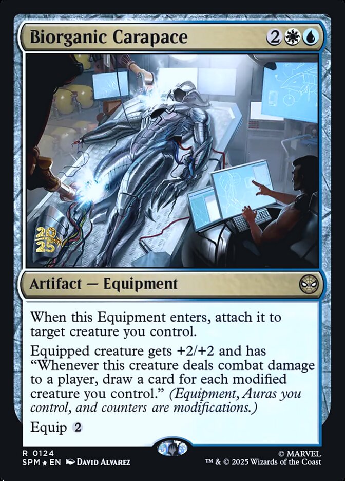 Biorganic Carapace card front