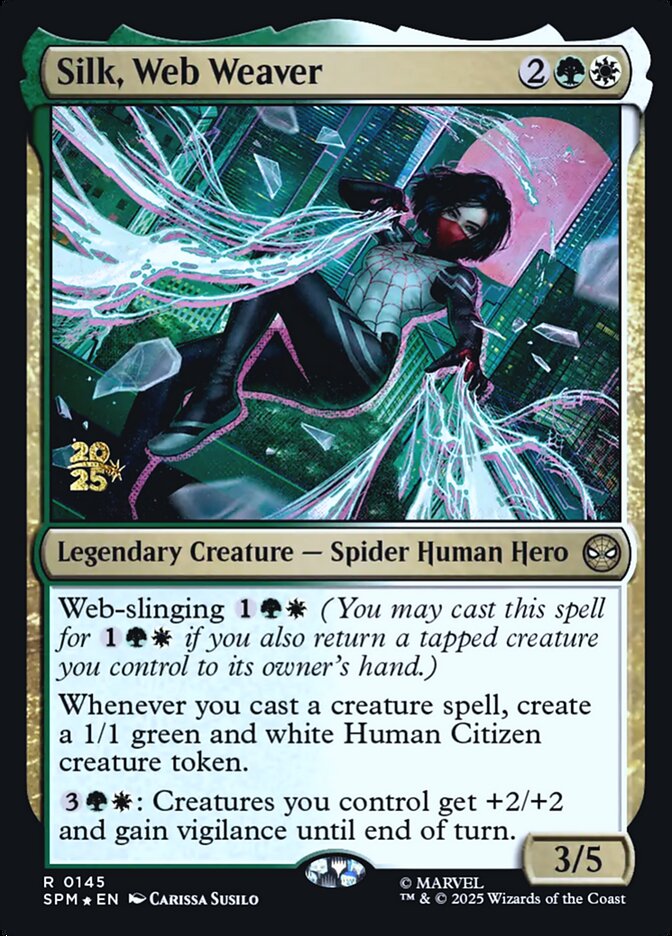 Silk, Web Weaver card front