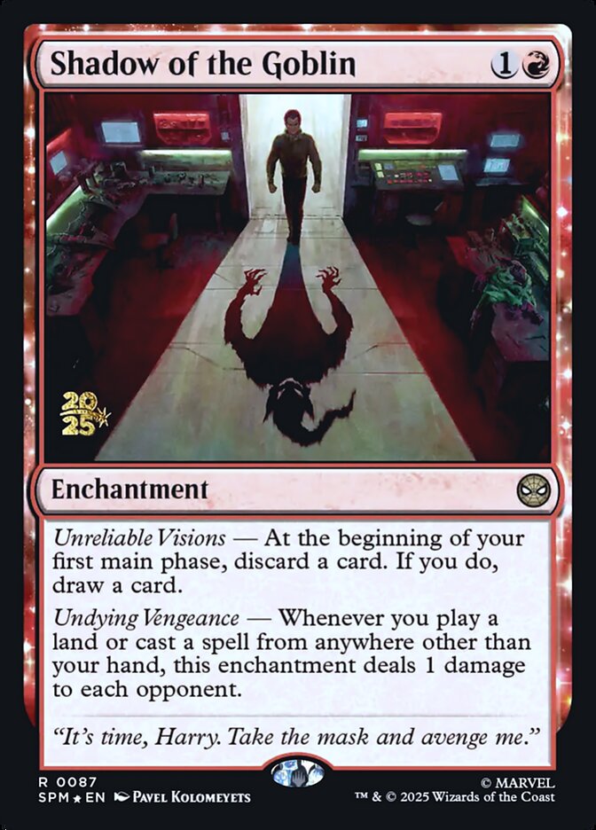 Shadow of the Goblin card front