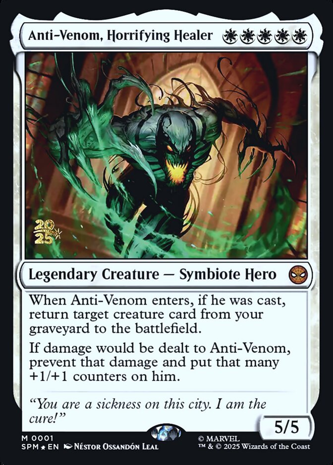 Anti-Venom, Horrifying Healer card front