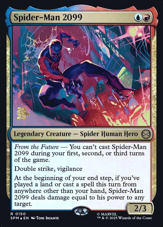 Spider-Man 2099 card front
