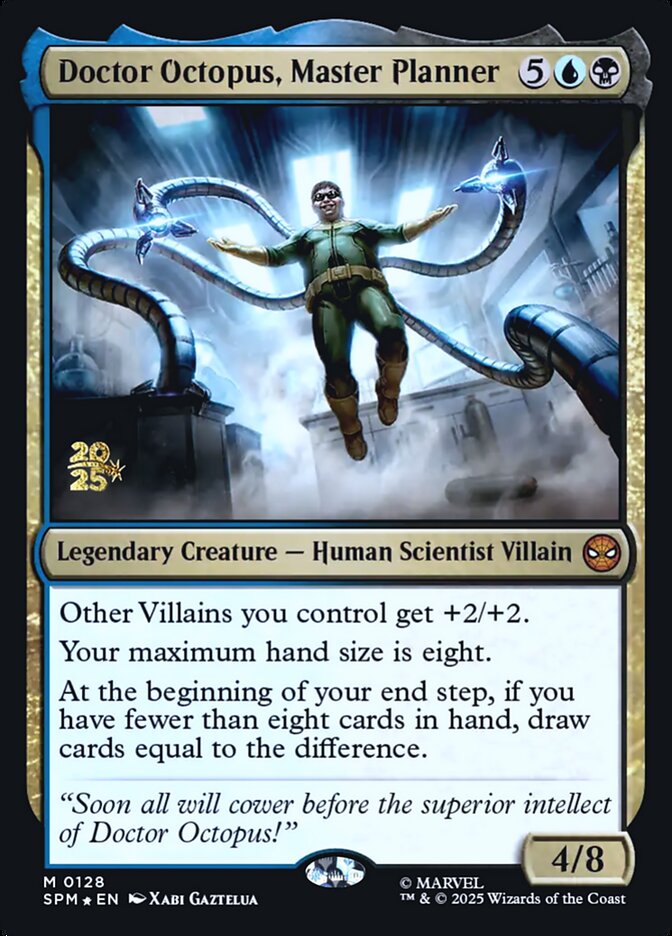 Doctor Octopus, Master Planner card front
