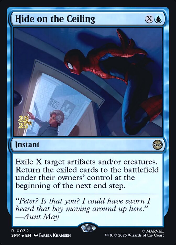 Hide on the Ceiling card front